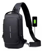 Combo Hombre Moderno: Bandolera Antirrobo + Barbeador Retro Buda