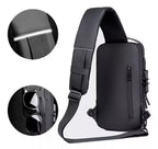 Combo Hombre Moderno: Bandolera Antirrobo + Barbeador Retro Buda