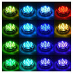 Lampara Subacuática + Control Luces De Colores