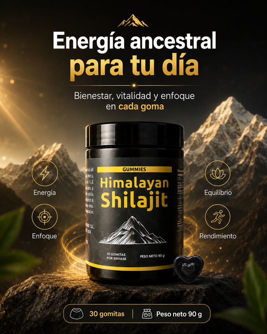 SHILAJIT - ¡Energía Ancestral Para Tu Día!