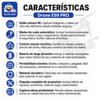 Drone E99 Pro Plegable + Batería Extra Incluida