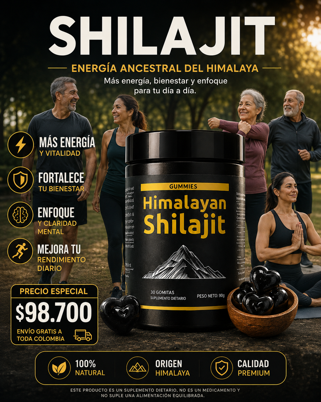 SHILAJIT - ¡Energía Ancestral Para Tu Día!