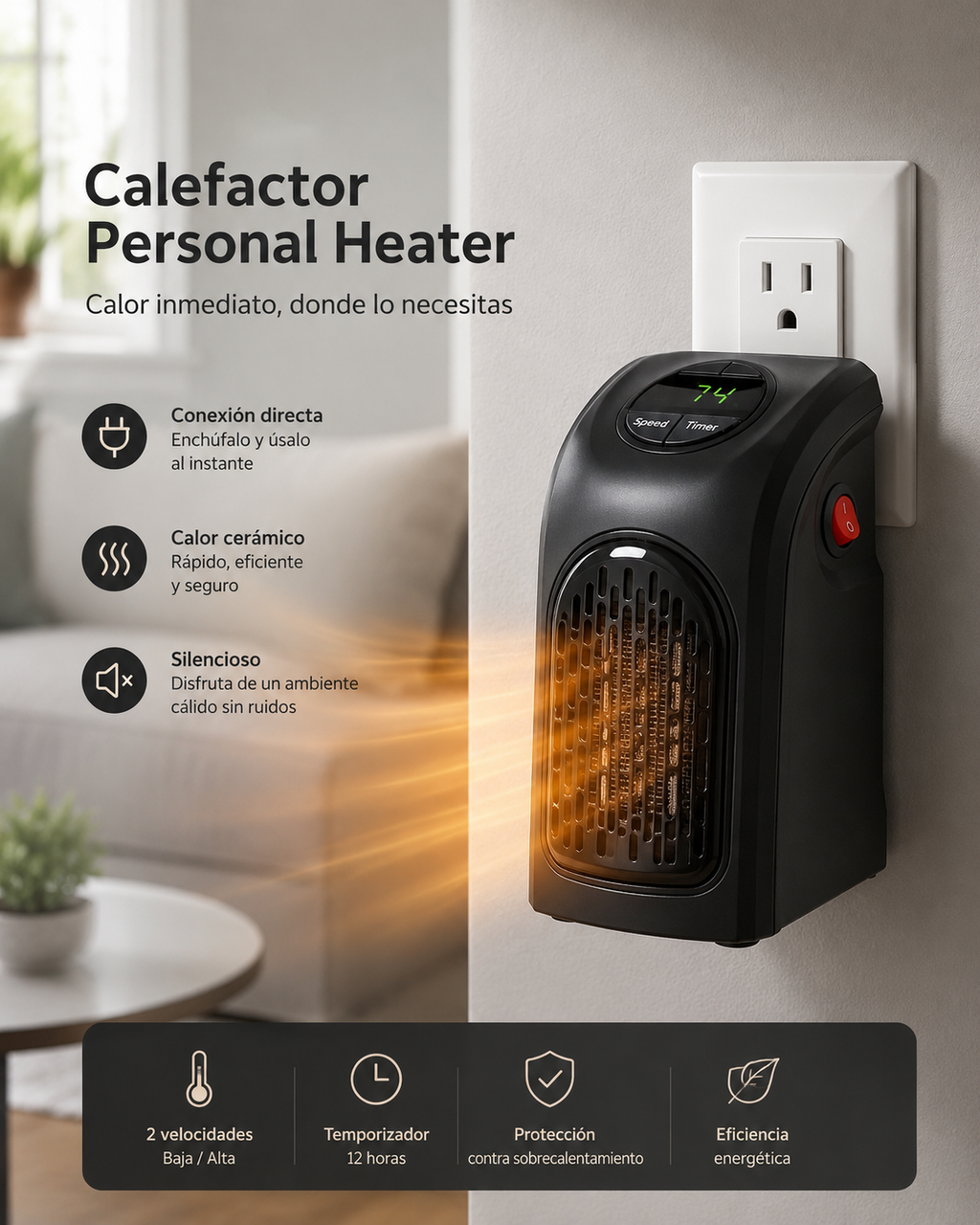 CALEFACTOR ELÉCTRICO