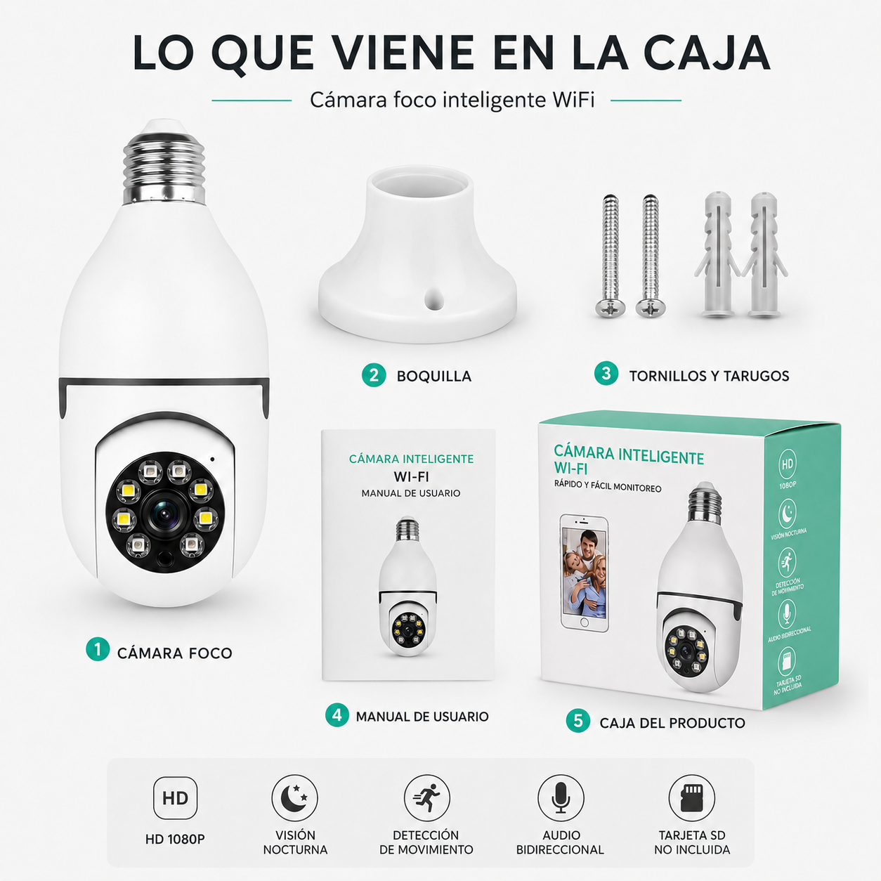Cámara de Seguridad WiFi - Protege tu hogar y a tu familia