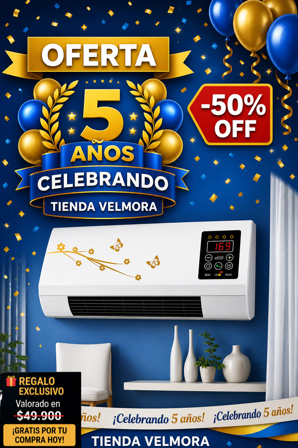 DualTemp - Ventilax Portátil, Potente y Económico 50% OFF