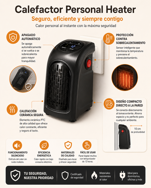 CALEFACTOR ELÉCTRICO